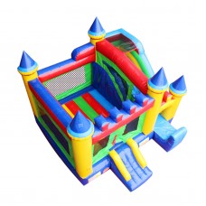 Castle Theme Inflatable Slide Combo Commercial Grade Bounce House   